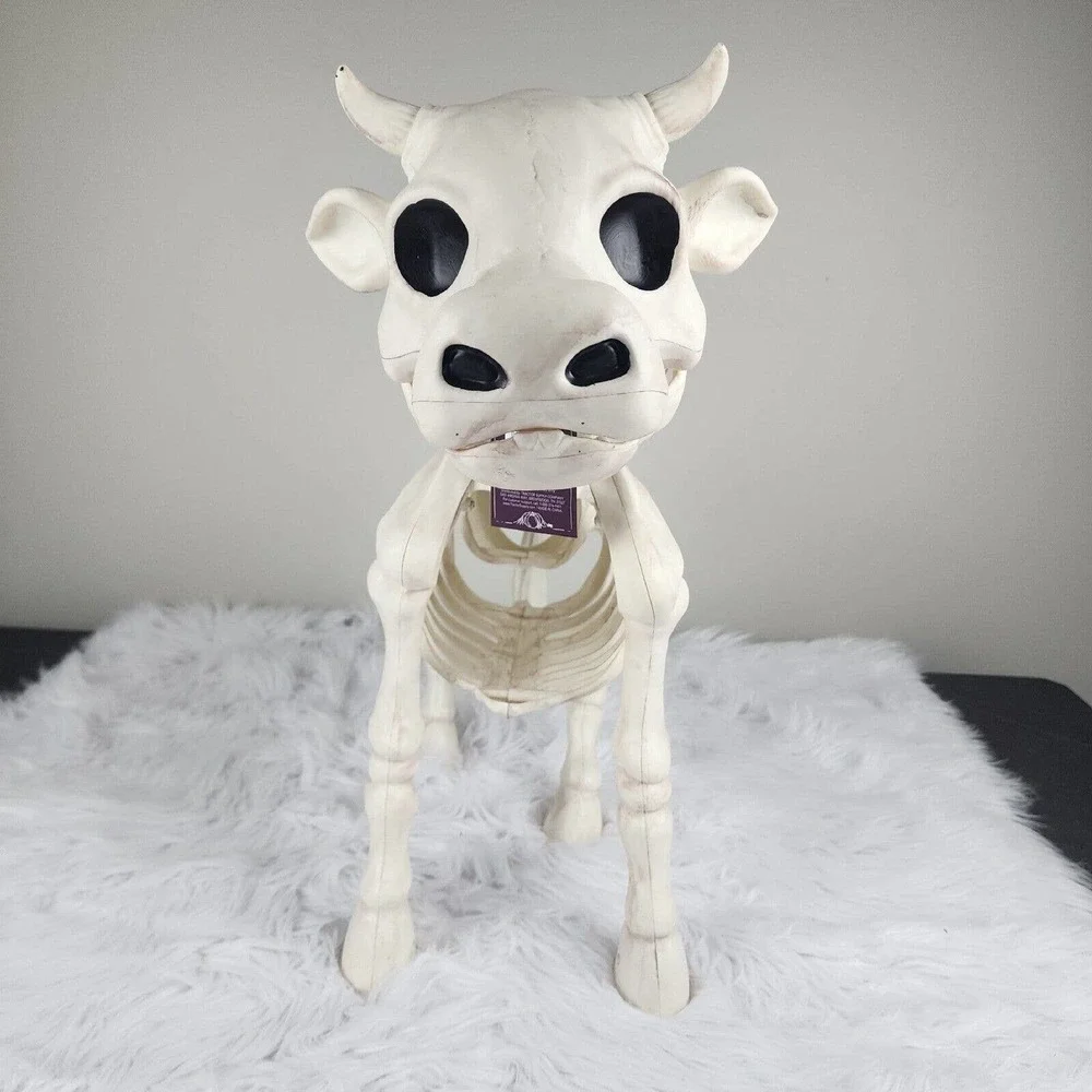 Red Shed Cow Skeleton Halloween Decoration Tractor Supply Tik Tok NEW SEALED